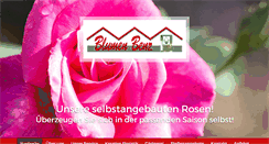 Desktop Screenshot of blumen-benz.de