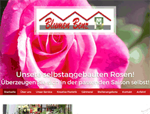 Tablet Screenshot of blumen-benz.de